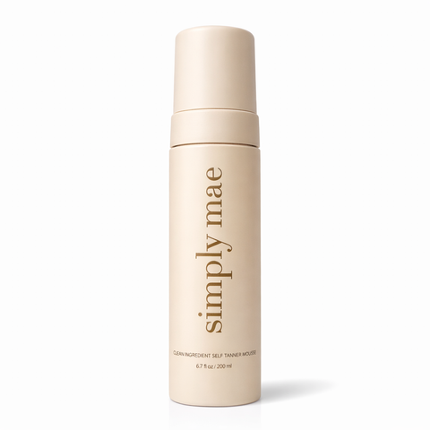 Simply Mae Self-Tanning Body Mousse 200 ml self-tanning mousse bottle